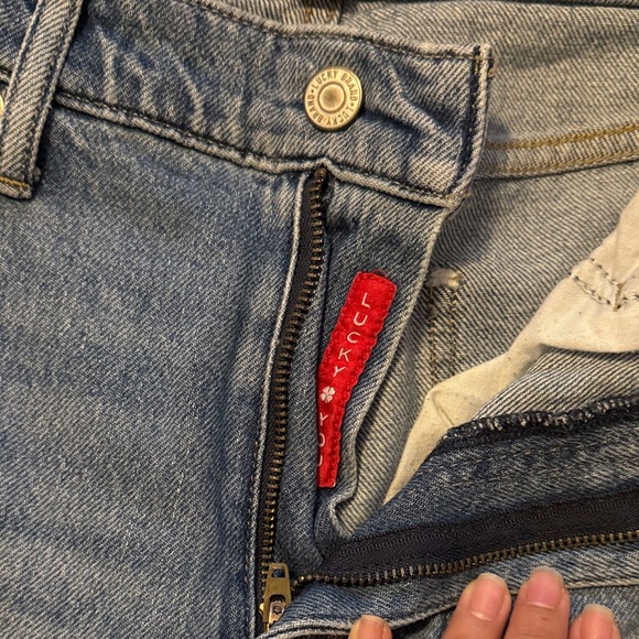 Lucky Brand Light Blue High Rise Cropped Jeans - Picture 5 of 6